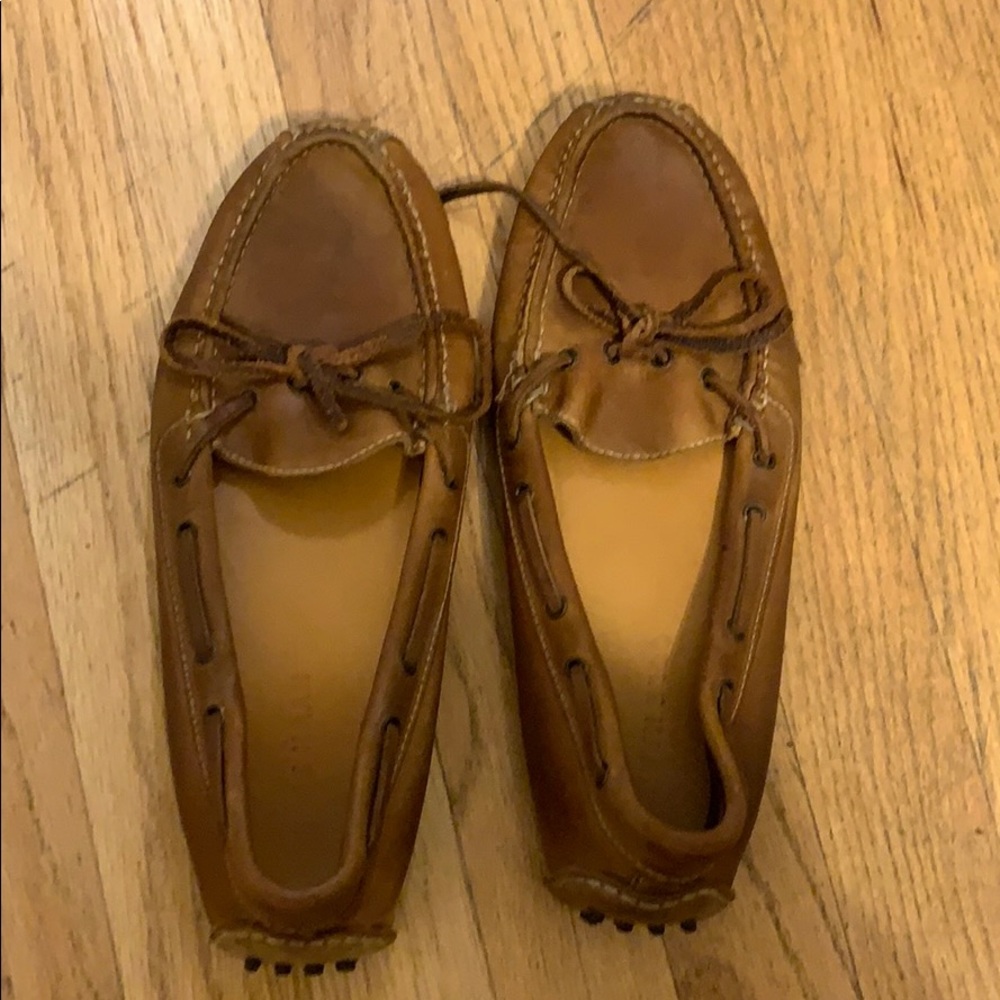 Brown Leather Cole Haan Driving Mocs/Loafers Sz 7